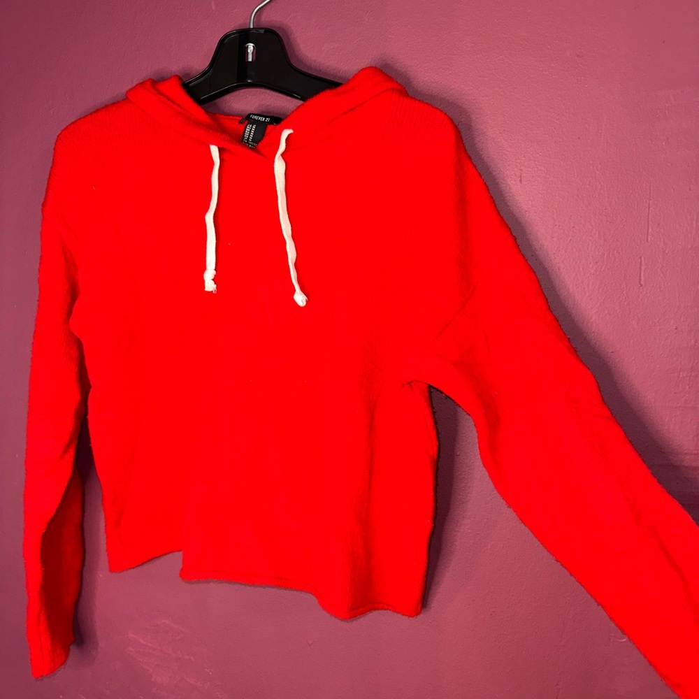Forever 21 cropped hoodie - size Medium